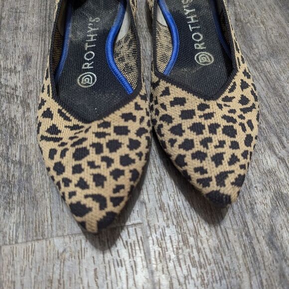 Rothy's The Point leopard flat - Picture 2 of 5